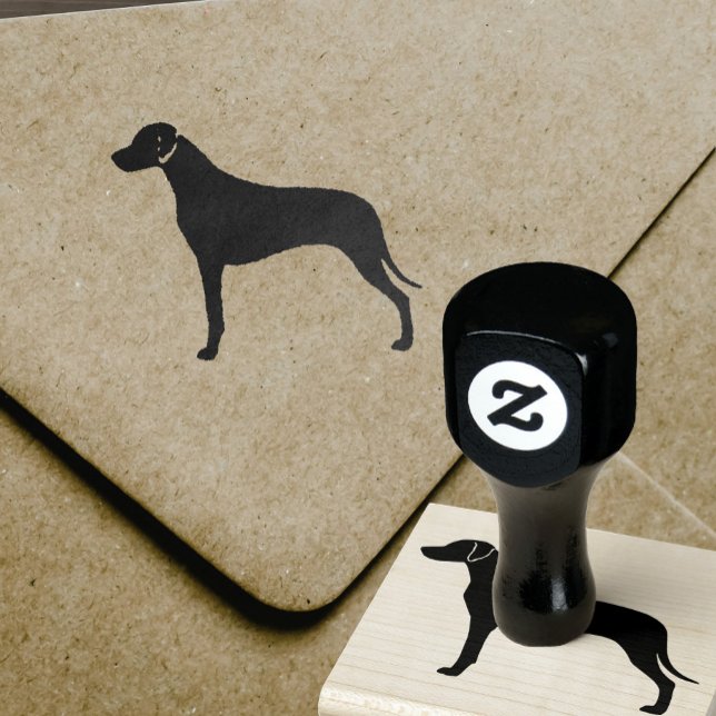 Rhodesian Ridgeback Dog Breed Silhouette Rubber Stamp (Creator Uploaded)