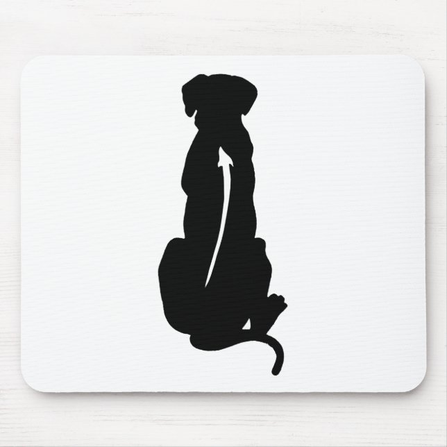 Rhodesian Ridgeback Dog Breed Spine Mouse Pad (Front)