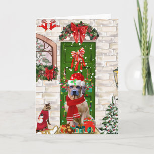 Rhodesian Ridgeback Dog Christmas Card