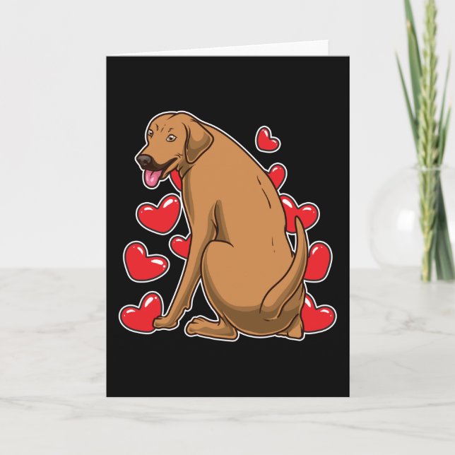 Rhodesian Ridgeback Dog Gift Ida Card (Front)