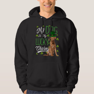 Rhodesian Ridgeback Dog My Dog Is My Lucky Charm Hoodie