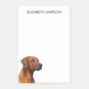 Rhodesian Ridgeback Dog Post-it Notes