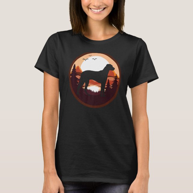 Rhodesian Ridgeback Dog Retro  2 T-Shirt (Front)