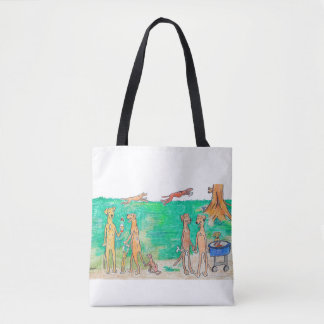 Rhodesian Ridgeback family reunion tote Bag