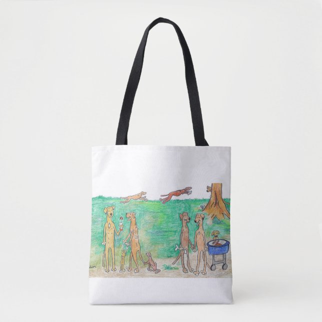 Rhodesian Ridgeback family reunion tote Bag (Front)