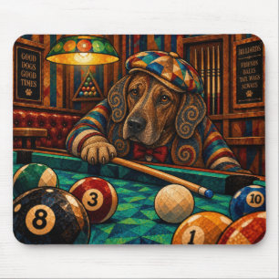 Rhodesian Ridgeback, Geometric Mosaic Mouse Pad