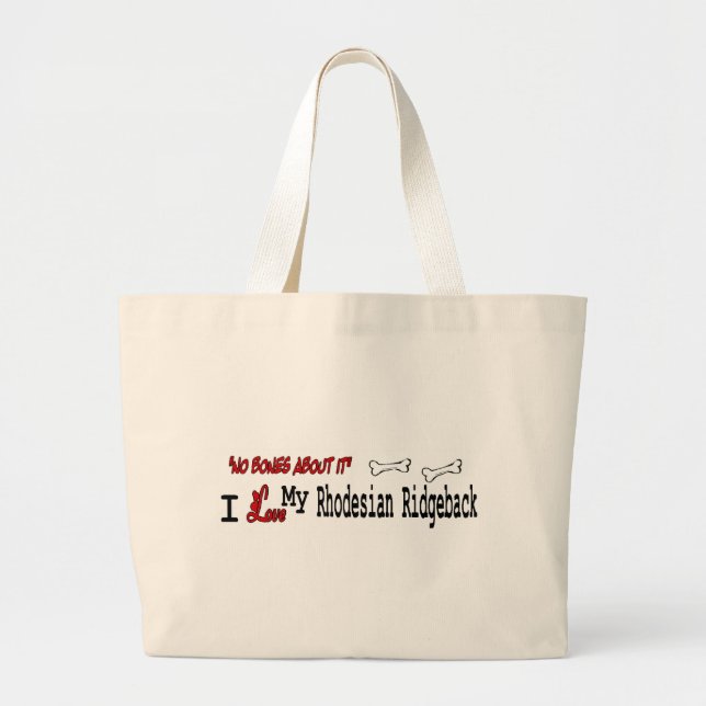 Rhodesian Ridgeback Gifts Large Tote Bag (Front)
