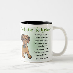 Rhodesian Ridgeback Gifts Two-Tone Coffee Mug