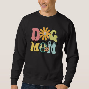 Rhodesian Ridgeback Groovy Dog Mom Women Pet Sweatshirt
