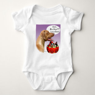 Rhodesian Ridgeback Halloween Candy Baby Bodysuit