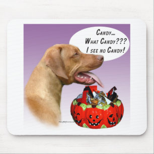 Rhodesian Ridgeback Halloween Candy Mouse Pad