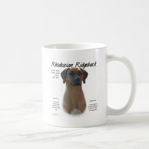 Rhodesian Ridgeback History Design Coffee Mug