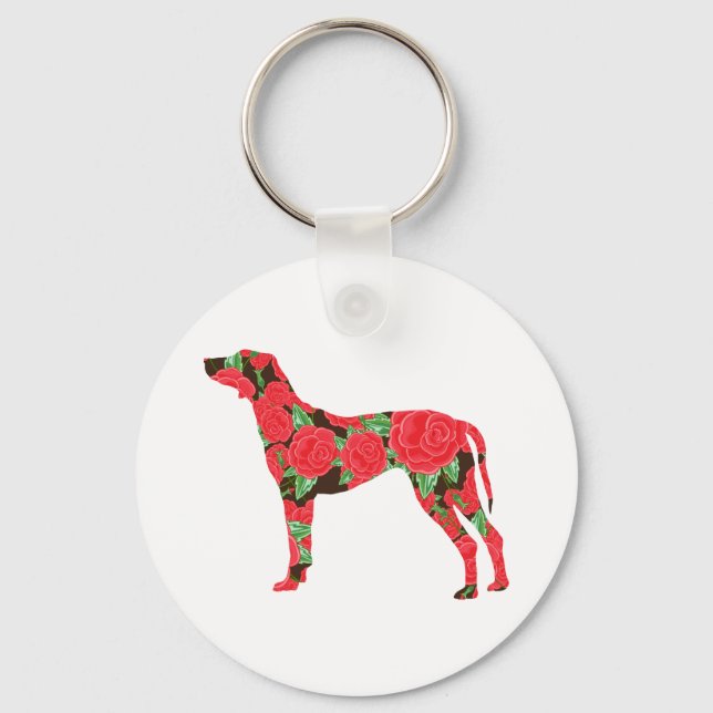 Rhodesian Ridgeback Key Ring (Front)