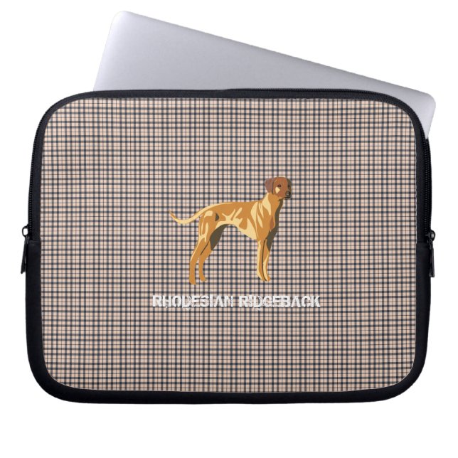 RHODESIAN RIDGEBACK LAPTOP SLEEVE (Front)