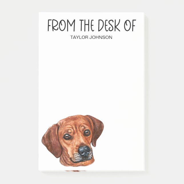 Rhodesian Ridgeback Lover Post-it Notes (Front)