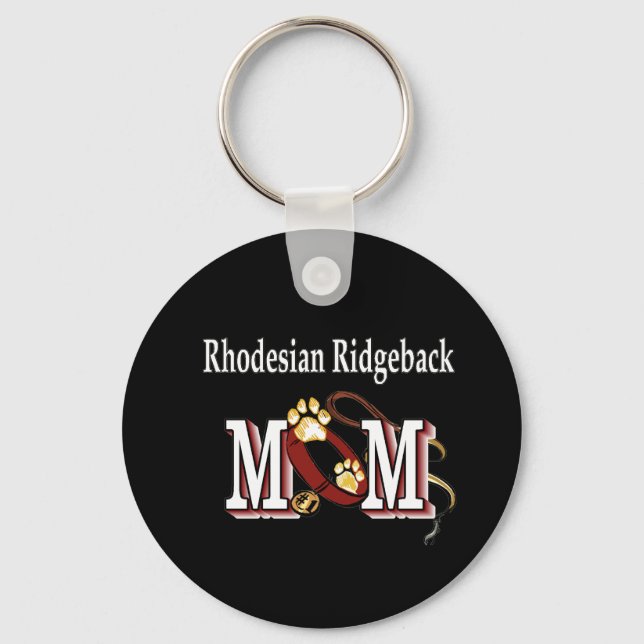 Rhodesian Ridgeback MOM Gifts Key Ring (Front)