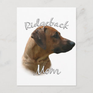 Rhodesian Ridgeback Mum 2 Postcard
