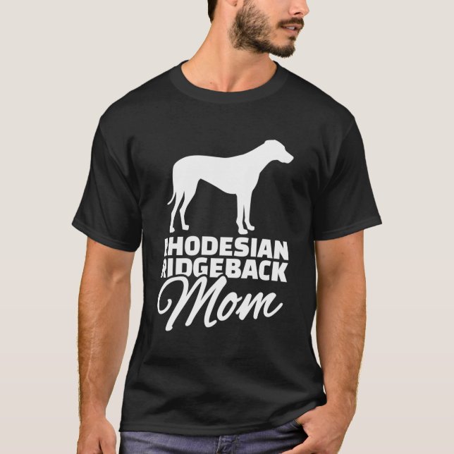 Rhodesian Ridgeback Mum Hoodie T-Shirt (Front)