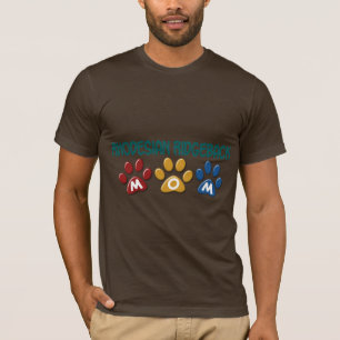 RHODESIAN RIDGEBACK Mum Paw Print 1 T-Shirt