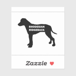 rhodesian ridgeback name silhouette