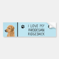 Rhodesian Ridgeback Painting - Original Dog Art