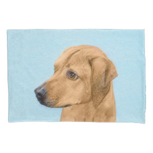 Rhodesian Ridgeback Painting - Original Dog Art Pillowcase