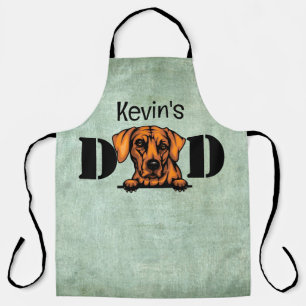 Rhodesian Ridgeback Personalised Dad Apron