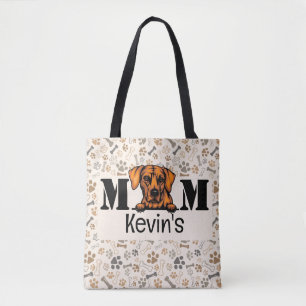 Rhodesian Ridgeback Personalised Mum Tote Bag