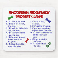 RHODESIAN RIDGEBACK Property Laws 2