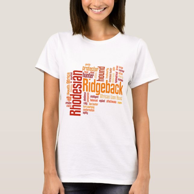 Rhodesian Ridgeback T-Shirt (Front)