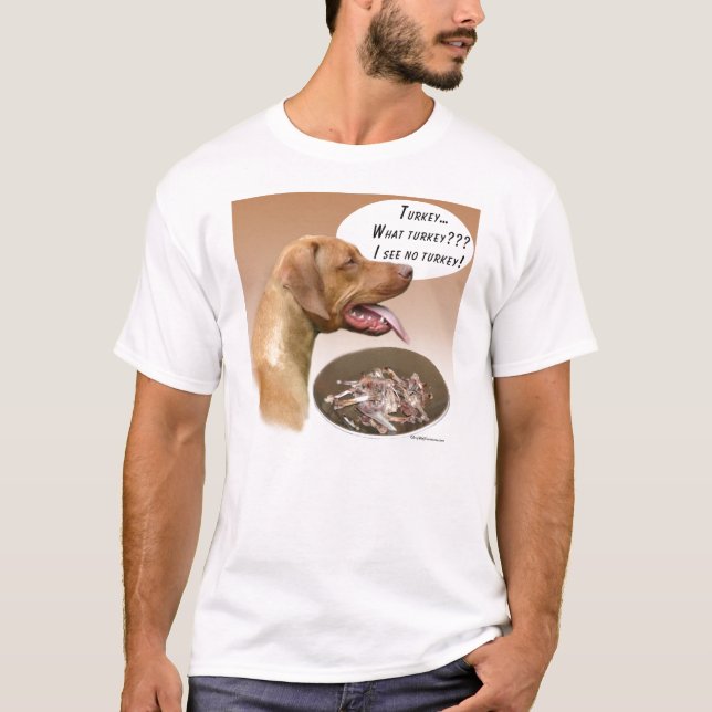 Rhodesian Ridgeback Turkey T-Shirt (Front)