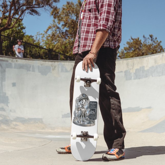 Rhodium character from the ATOMIVRA™ Skateboard (Outdoor 2)