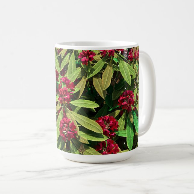 Rhododendron Bloom Coffee Mug (Front Right)
