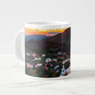 Rhododendron Blooming   Taroko National Park Large Coffee Mug