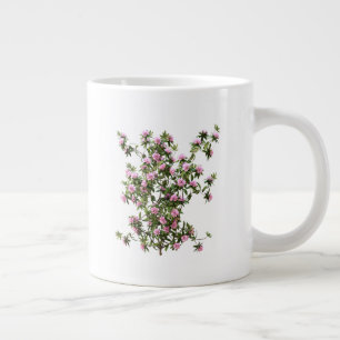 Rhododendron Botanical Flower Large Coffee Mug
