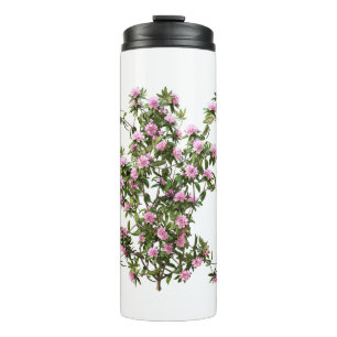 Rhododendron Botanical Flower Thermal Tumbler
