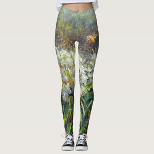 “Rhododendrons and Bee” Leggings