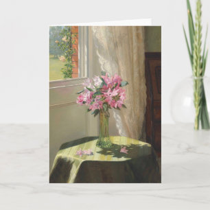 Rhododendrons by a Window   Jessica Hayllar Card