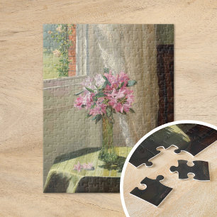 Rhododendrons by a Window Jessica Hayllar Jigsaw Puzzle