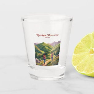 Rhodope Mountains Bulgaria Shot Glass