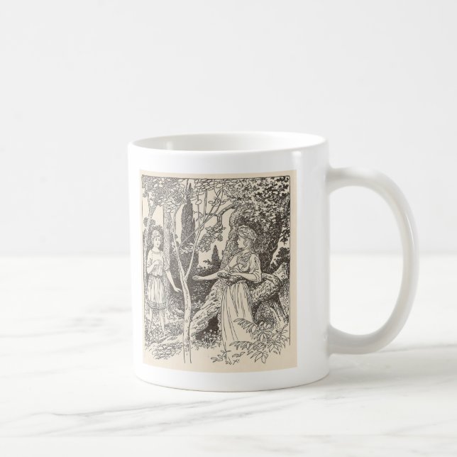 Rhoecus and the Gentle Nymph Coffee Mug (Right)