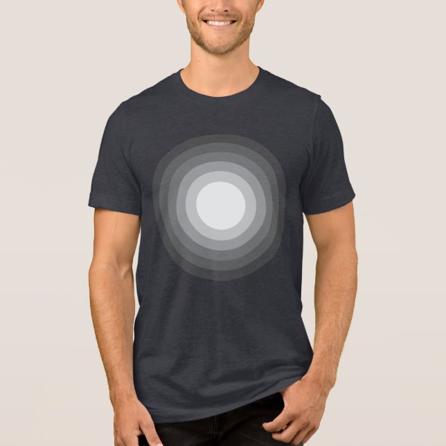 Rholmn (Colored Gray) Tri-Blend Shirt (Front)
