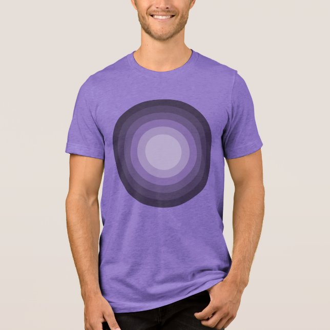 Rholmn (Colored Purple) Tri-Blend Shirt (Front)