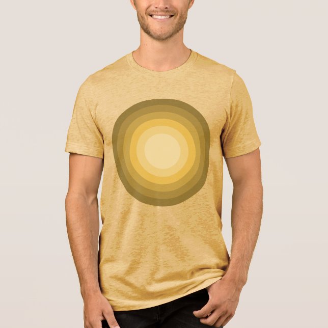 Rholmn (Colored Yellow) Tri-Blend Shirt (Front)