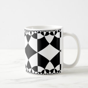 Rhombic infinity coffee mug