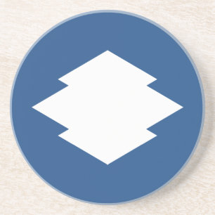 Rhombic pine bark coaster