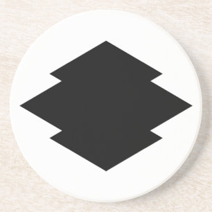 Rhombic pine bark coaster