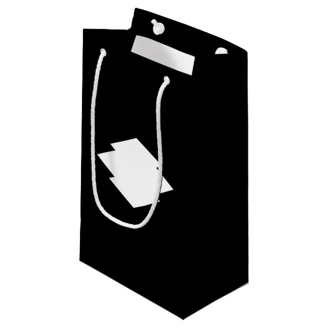 Rhombic pine bark small gift bag (Front Angled)