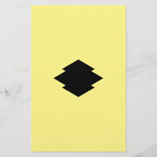 Rhombic pine bark stationery