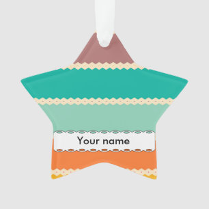 Rhombus rows abstract design ornament